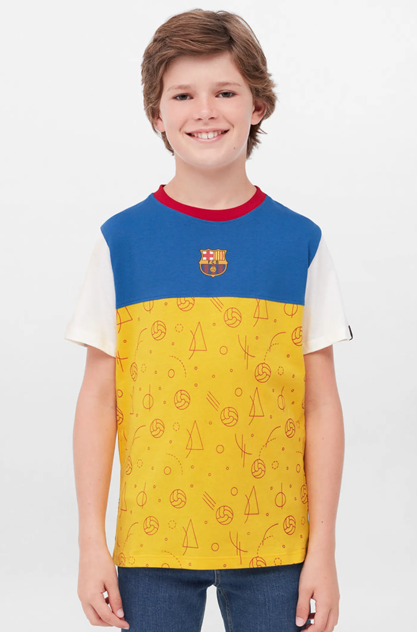 Barça Figuren T-Shirt - Junior | FC Barcelona Online