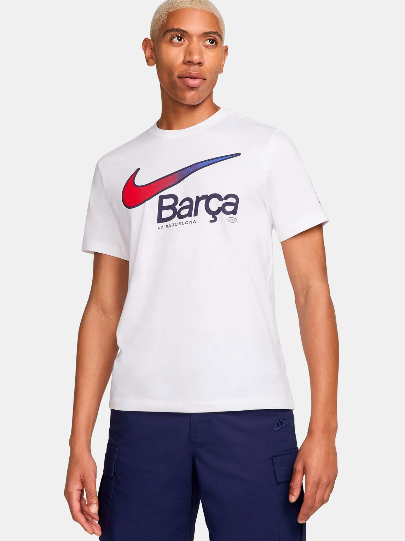 Barça Nike Swoosh Blaugrana T-Shirt | FC Barcelona Sale
