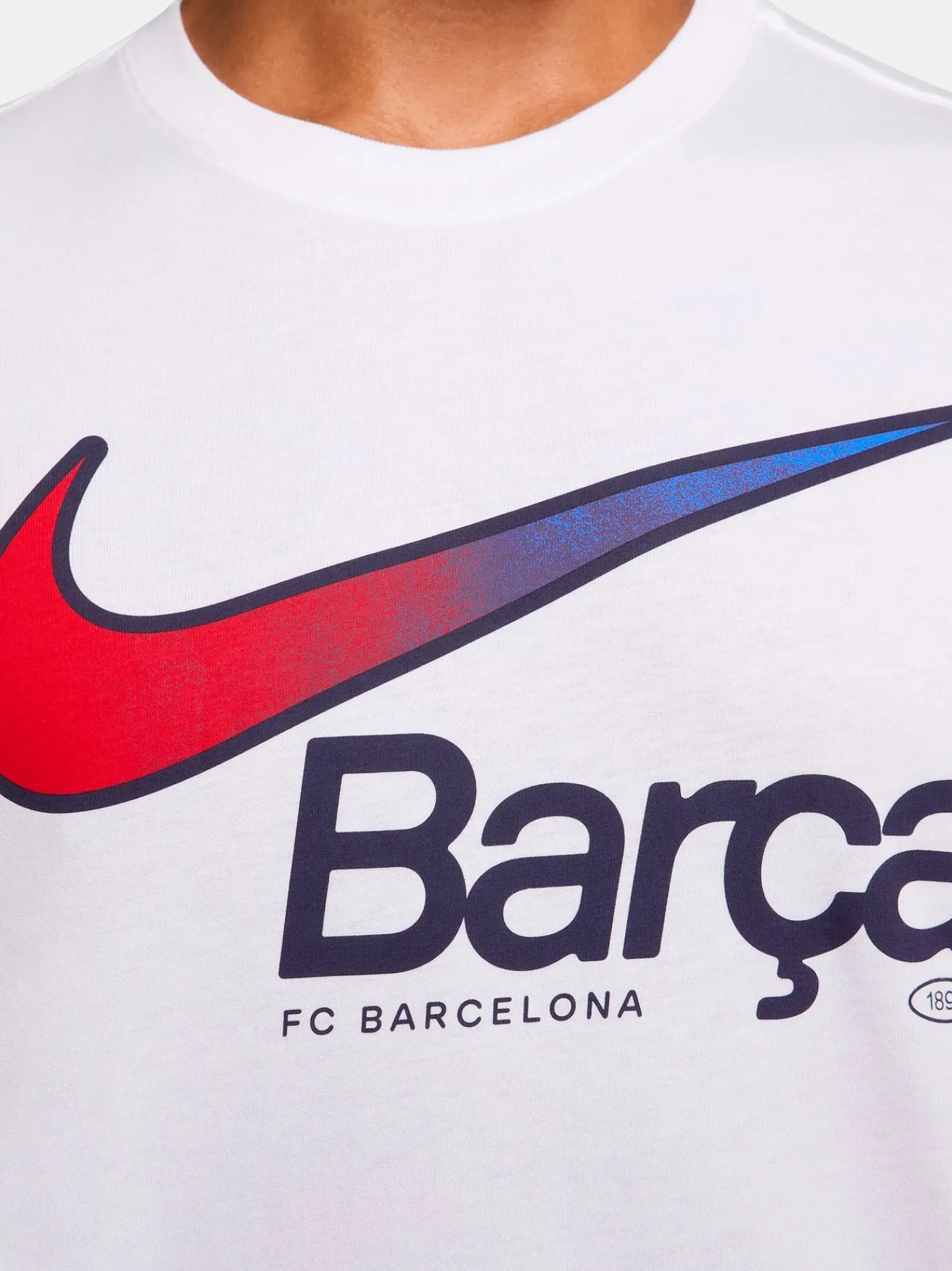 Barça Nike Swoosh Blaugrana T-Shirt | FC Barcelona Sale