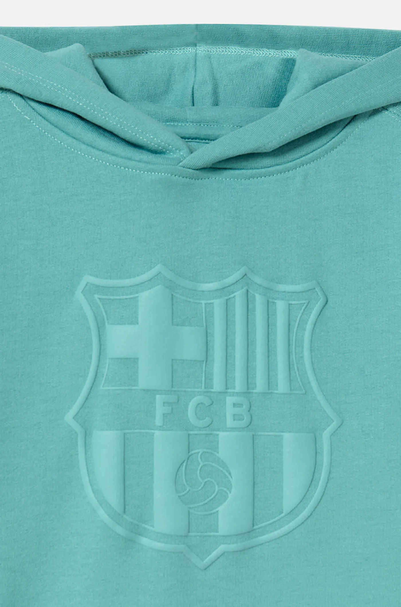 Barça Sweatshirt mit himmelblauem Schild - Junior | FC Barcelona Clearance
