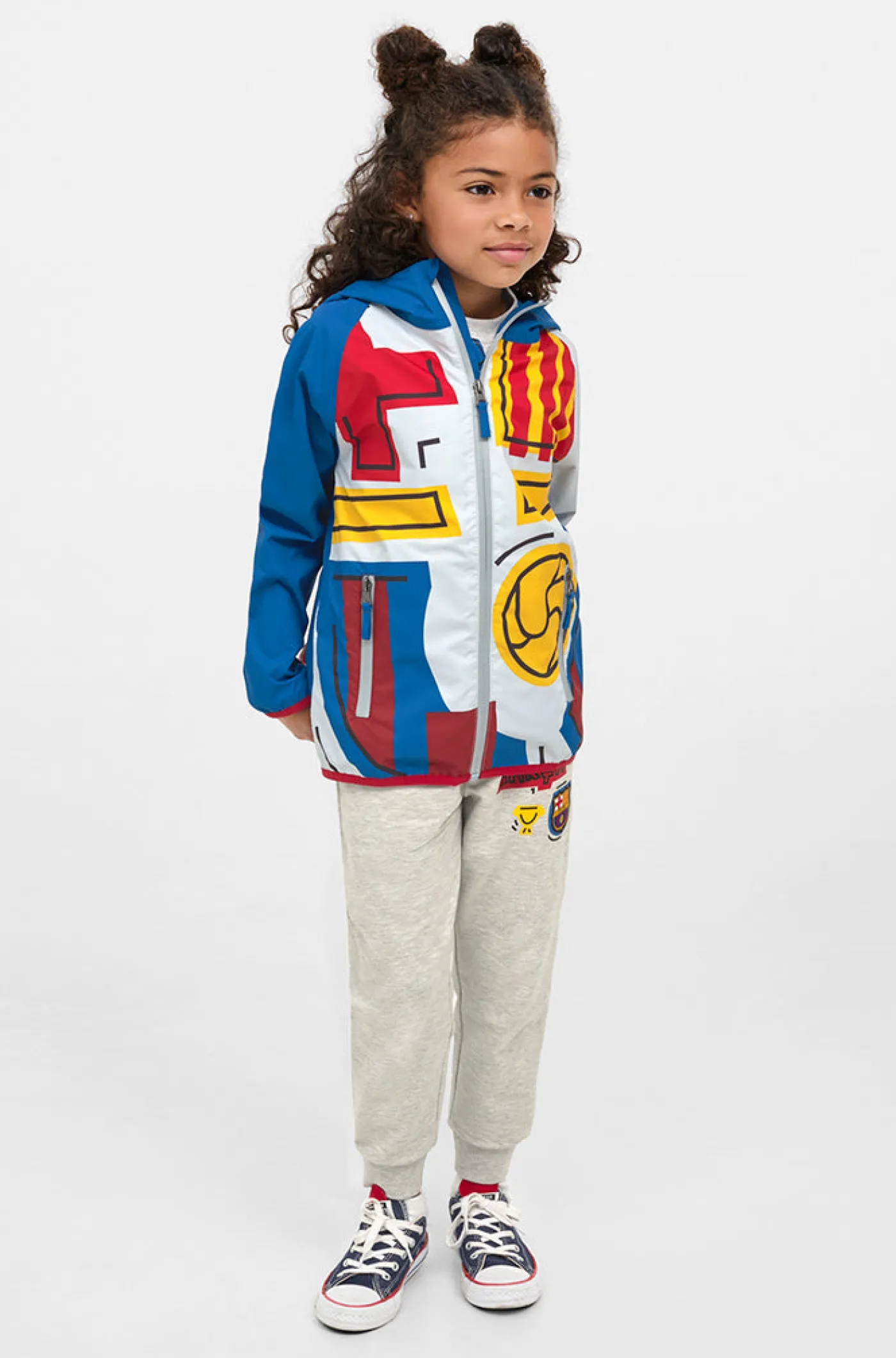 Barça wasserdichte Jacke - Junior | FC Barcelona Flash Sale