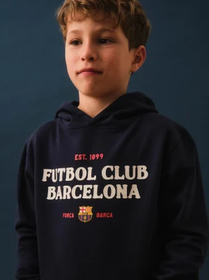 Barça-Wappen Hoodie navy - Junior | FC Barcelona Online