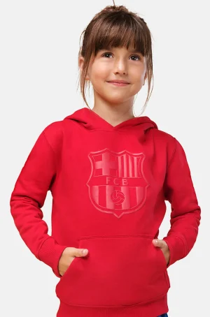 Barça-Wappen-Sweatshirt Kastanienbraunes - Junior | FC Barcelona Fashion