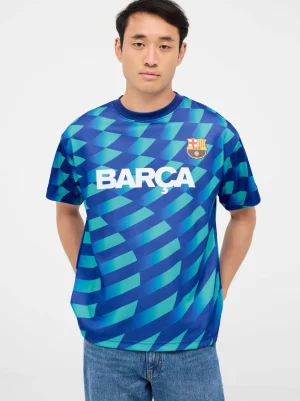 Bedrucktes türkis T-Shirt Wappen Barça | FC Barcelona Discount