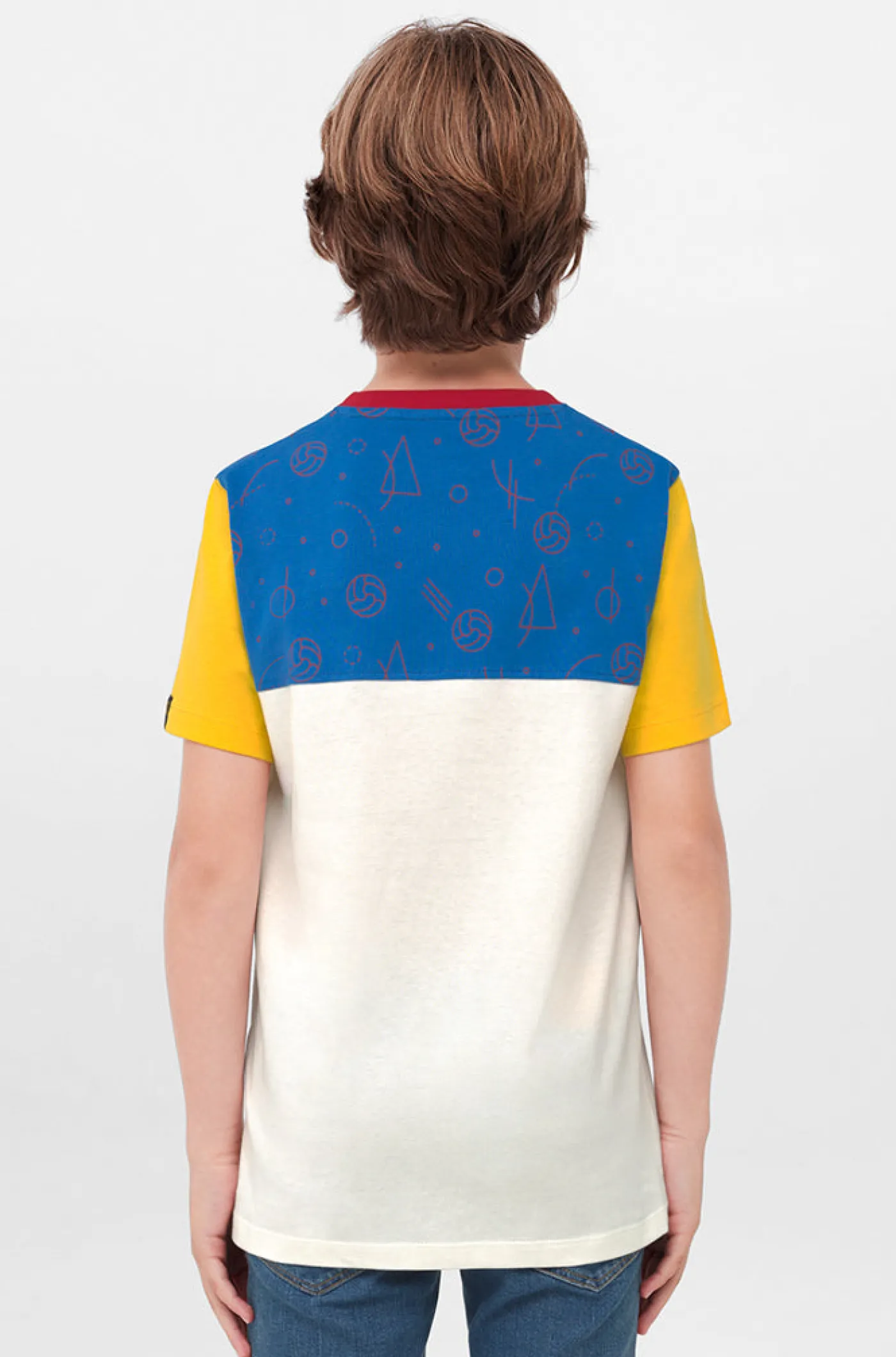 Beiges Barça-T-Shirt - Junior | FC Barcelona Hot
