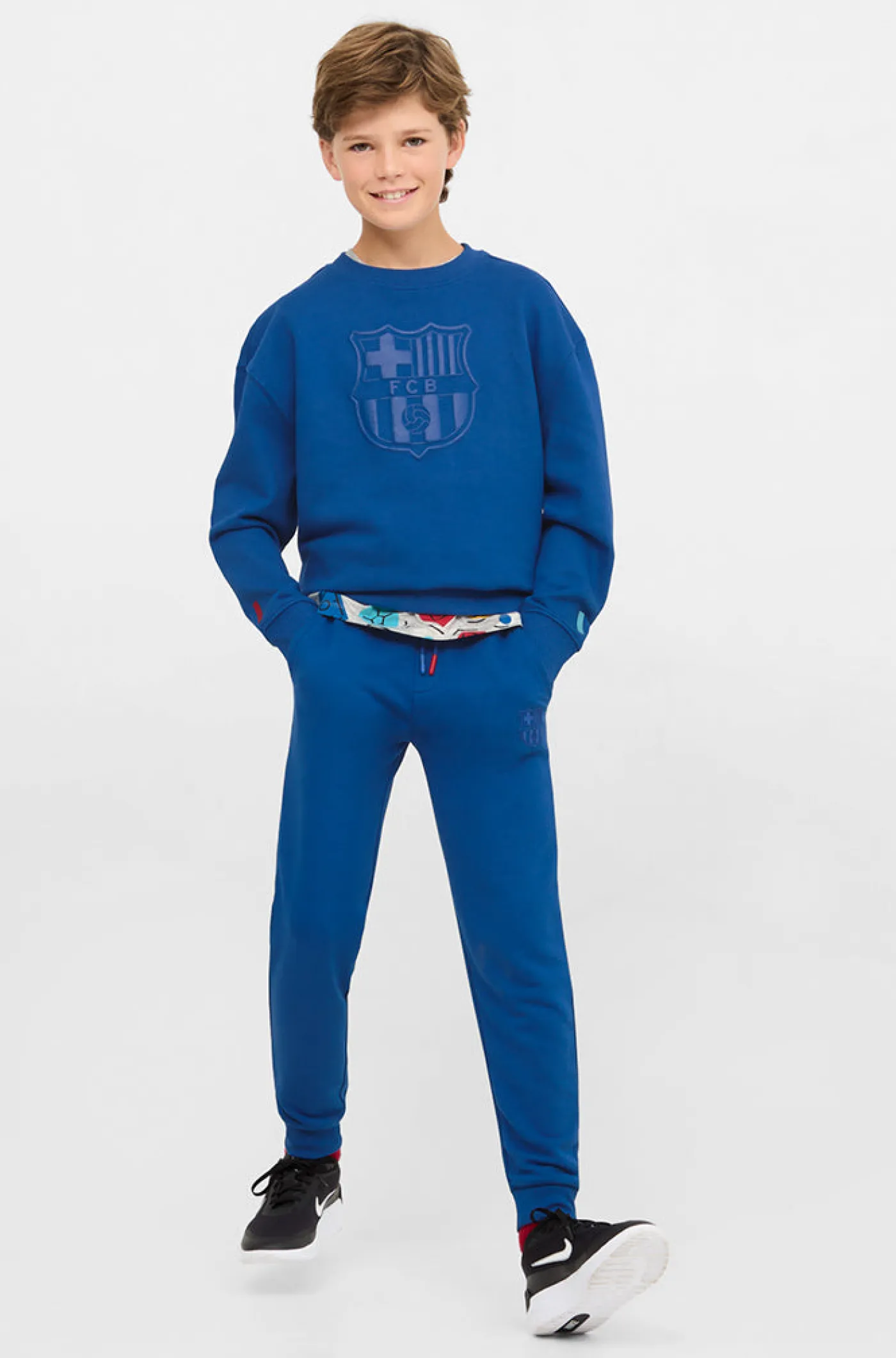 Blaue Barça-Hose - Junior | FC Barcelona Shop