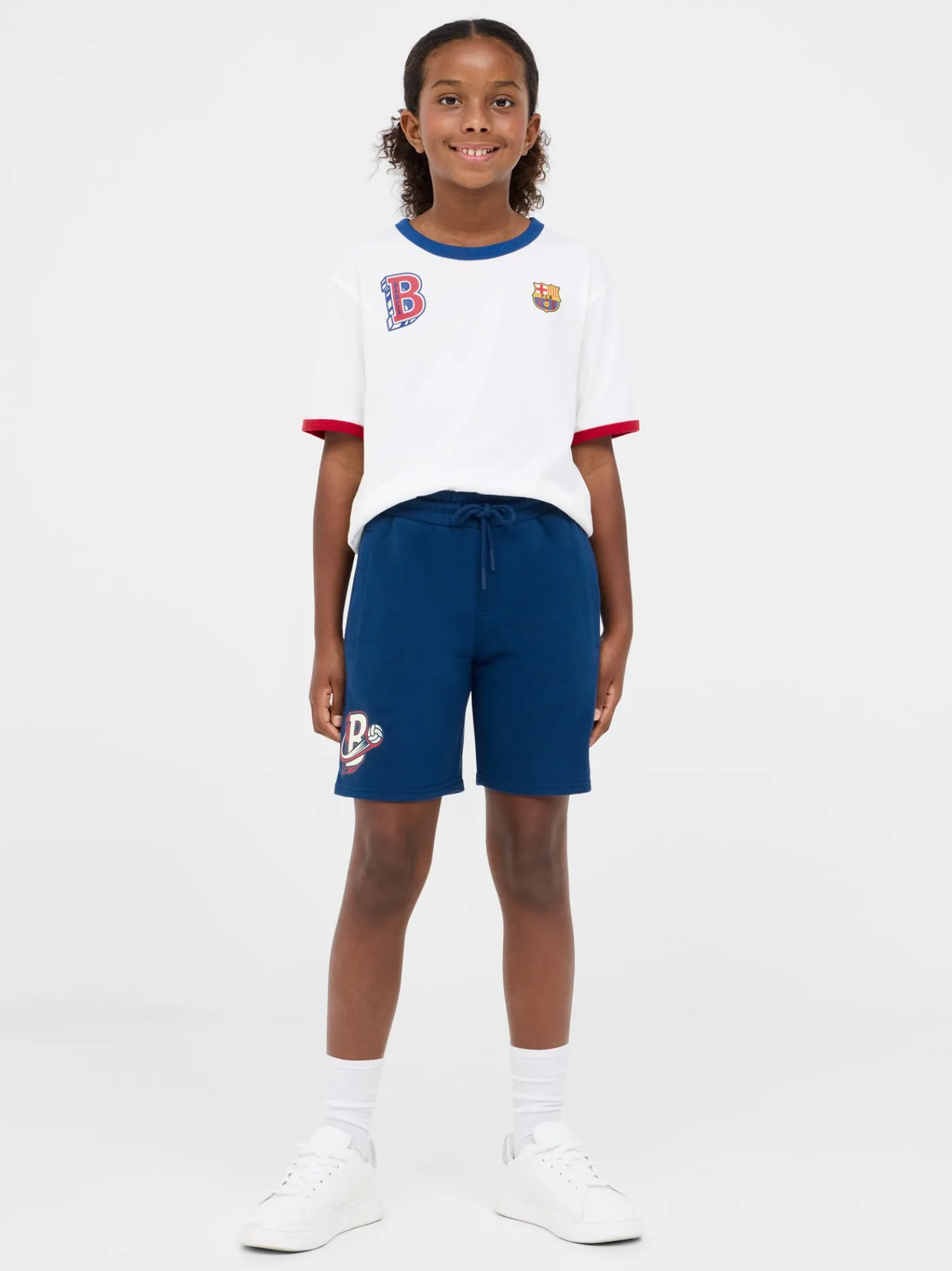 Blauer Short Barça – Junior | FC Barcelona Store