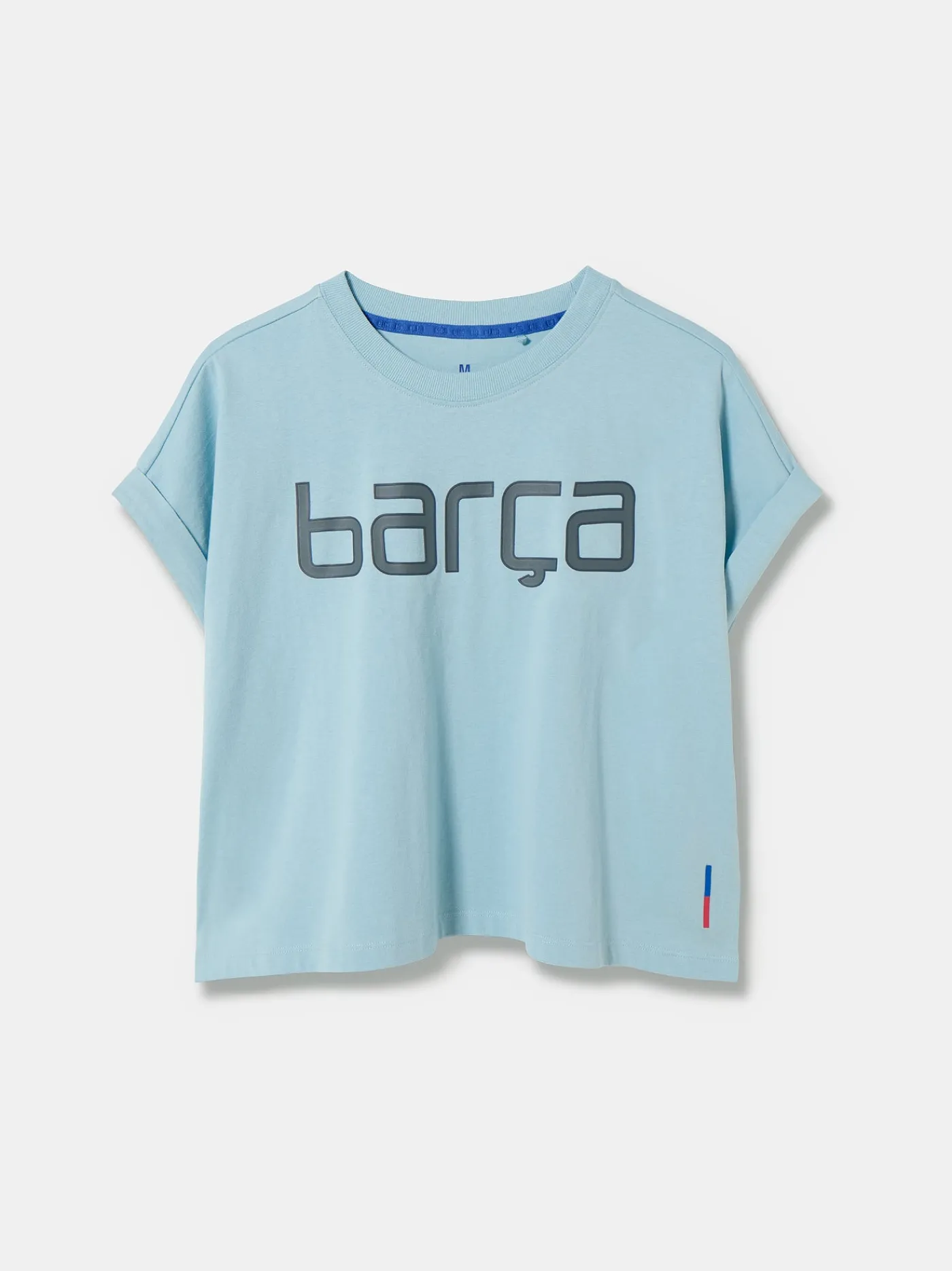 Blaues Barça-T-Shirt – Damen | FC Barcelona Outlet