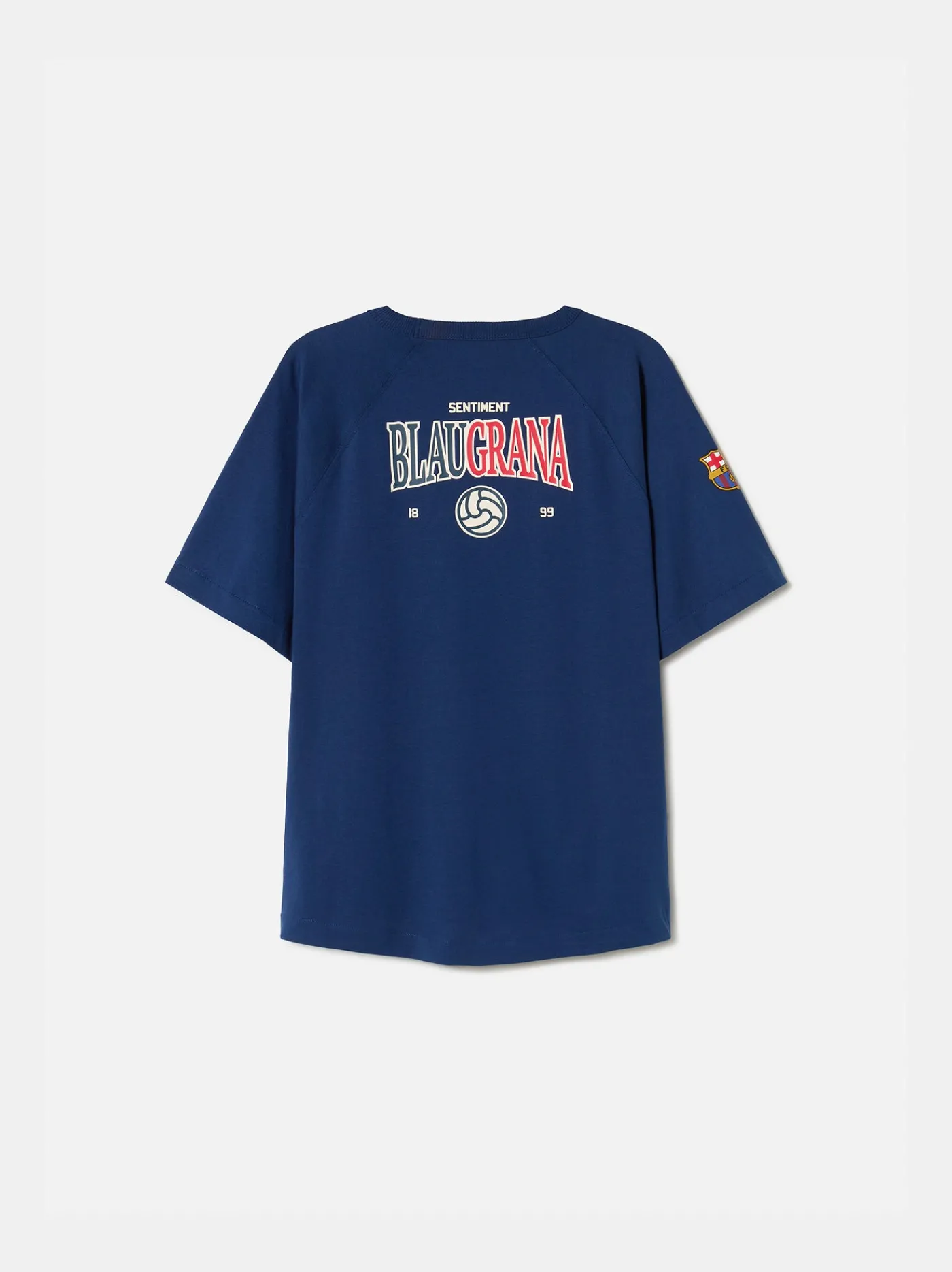 Blaues T-Shirt Barça – Junior | FC Barcelona Clearance