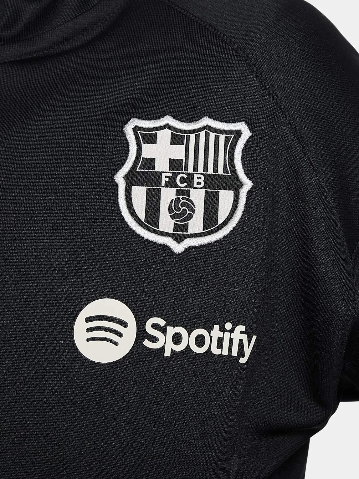 24/25 Schwarzer Trainingsanzug - Kinder | FC Barcelona Fashion
