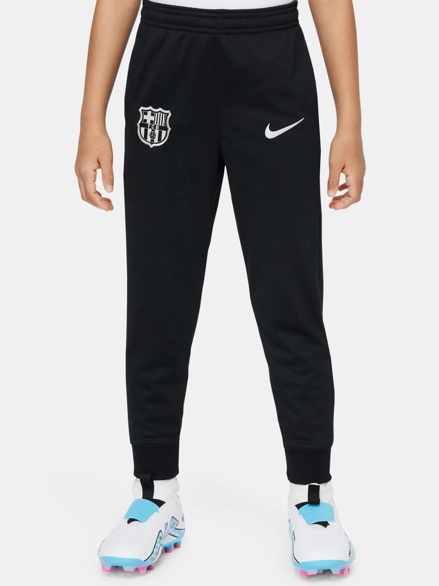 24/25 Schwarzer Trainingsanzug - Kinder | FC Barcelona Fashion