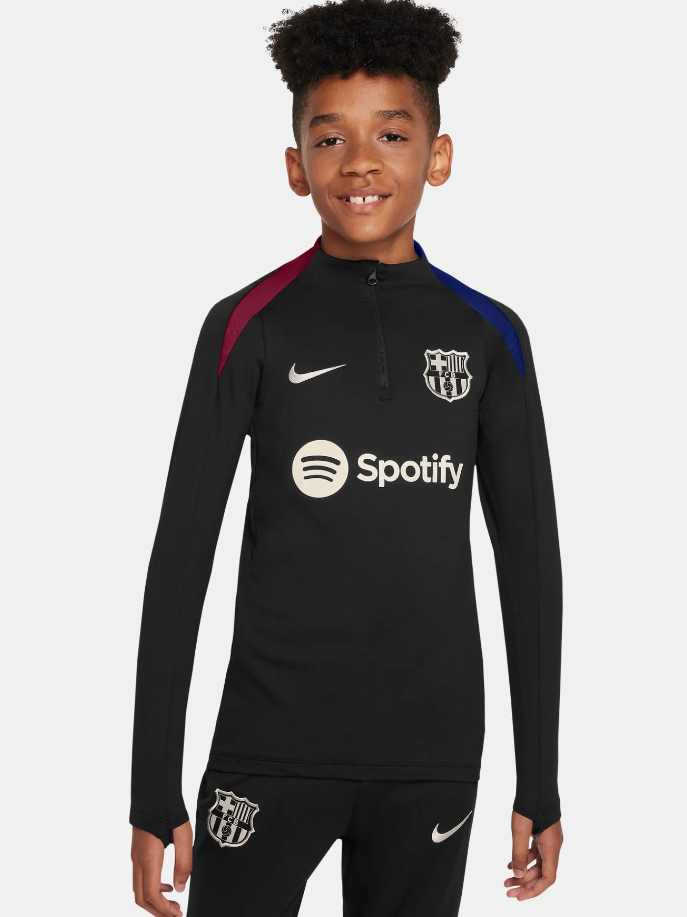 24/25 Schwarzes Trainings-T-Shirt – Junior | FC Barcelona Shop