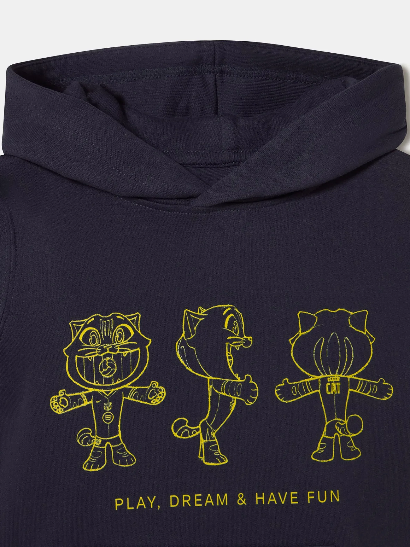 FC-Barcelona-Kinder-Hoodie – Maskottchen CAT und Wappen | FC Barcelona Online