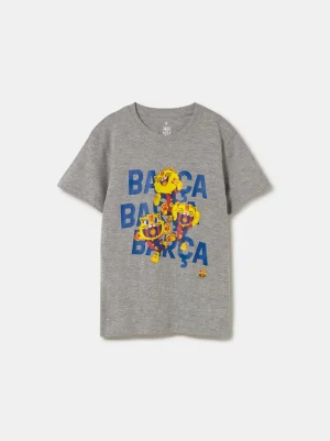 FC-Barcelona-Kinder-T-Shirt – BARÇA-Design mit Maskottchen CAT | FC Barcelona Cheap