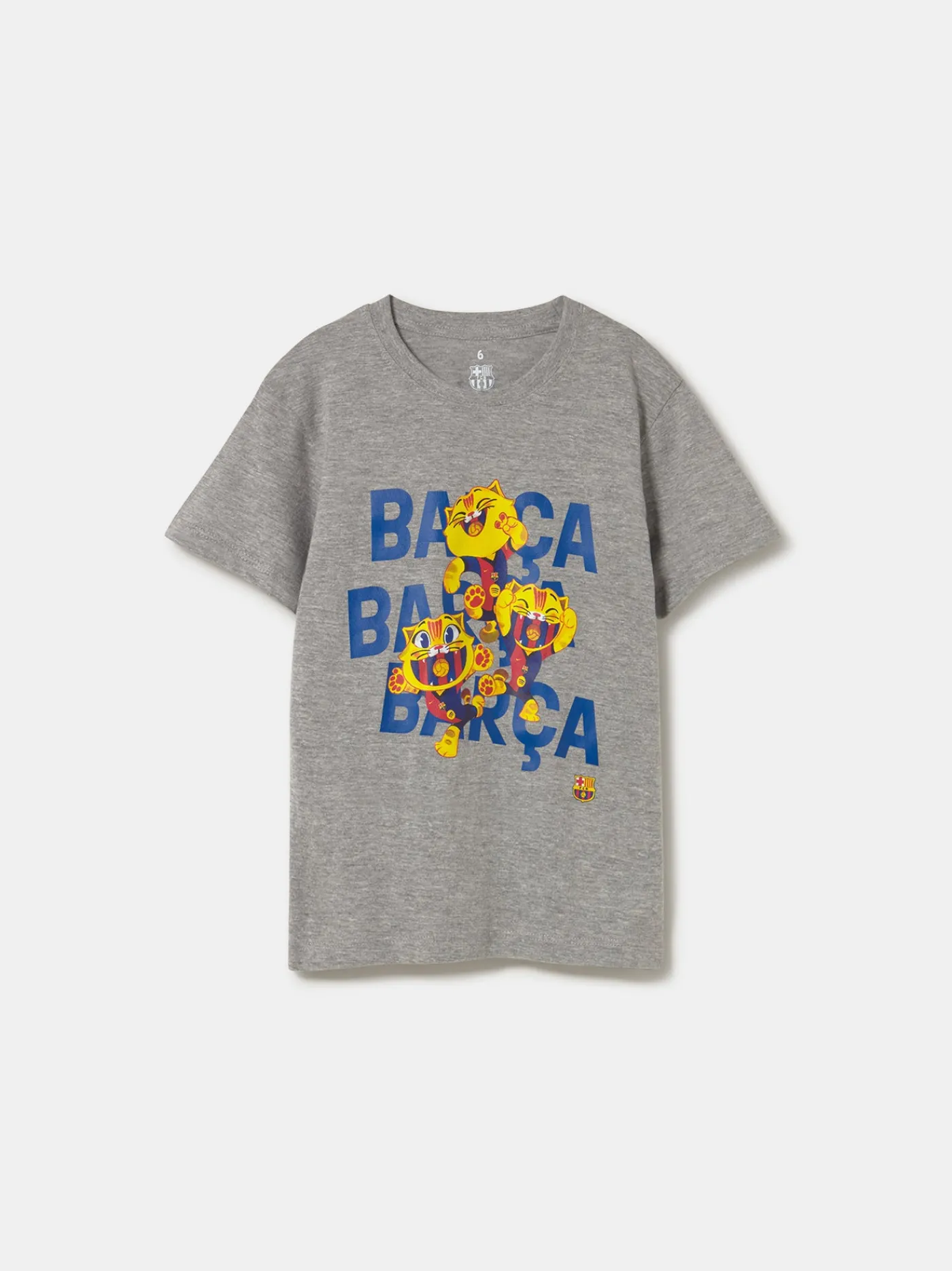FC-Barcelona-Kinder-T-Shirt – BARÇA-Design mit Maskottchen CAT | FC Barcelona Cheap
