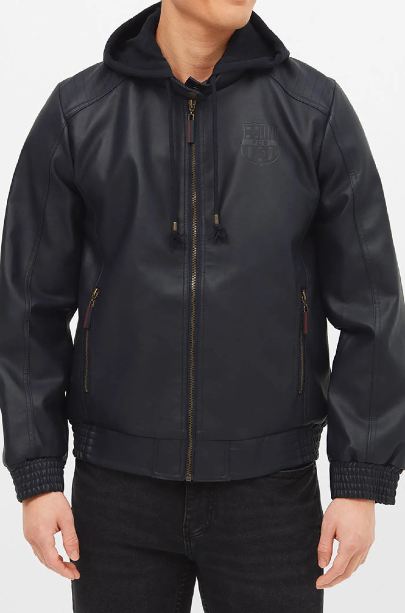 Fliegerjacke mit Kapuze | FC Barcelona Online