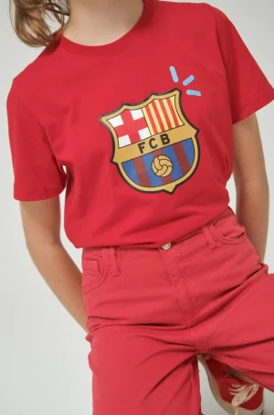 Força rot Barça-T-Shirt - Junior | FC Barcelona Hot