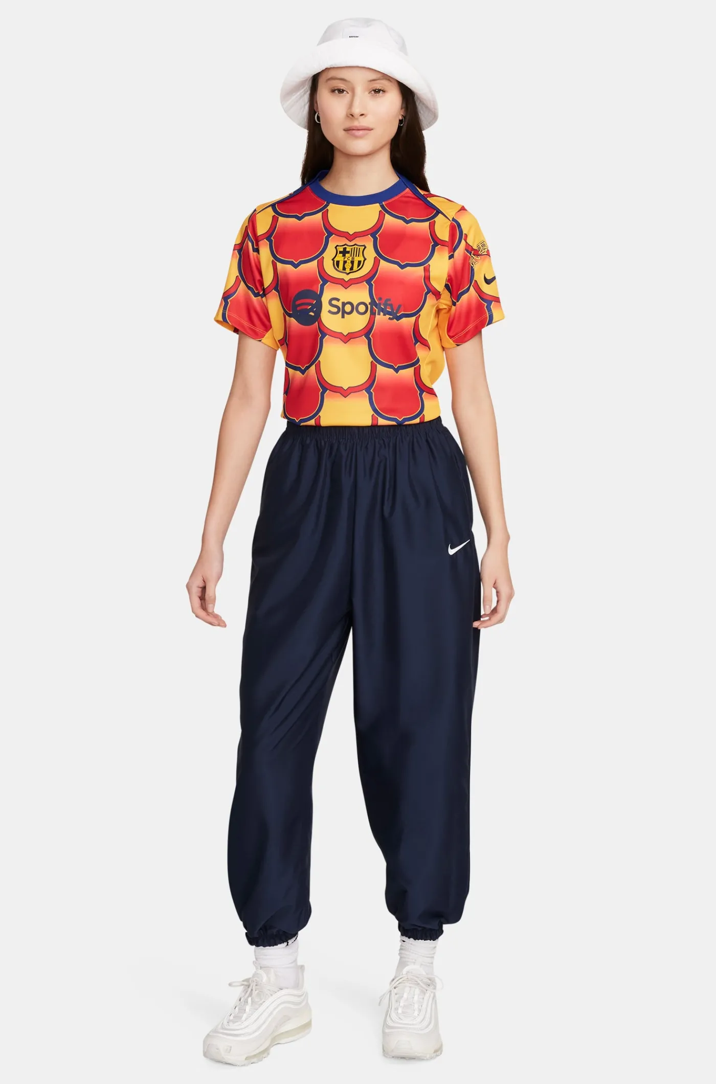 Goldfarbenes Aufwärmtrikot des – Damen | FC Barcelona Best Sale