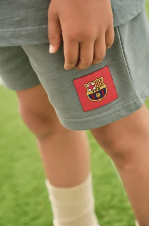 Grüne Shorts mit Barça-Wappen – Junior | FC Barcelona Best Sale