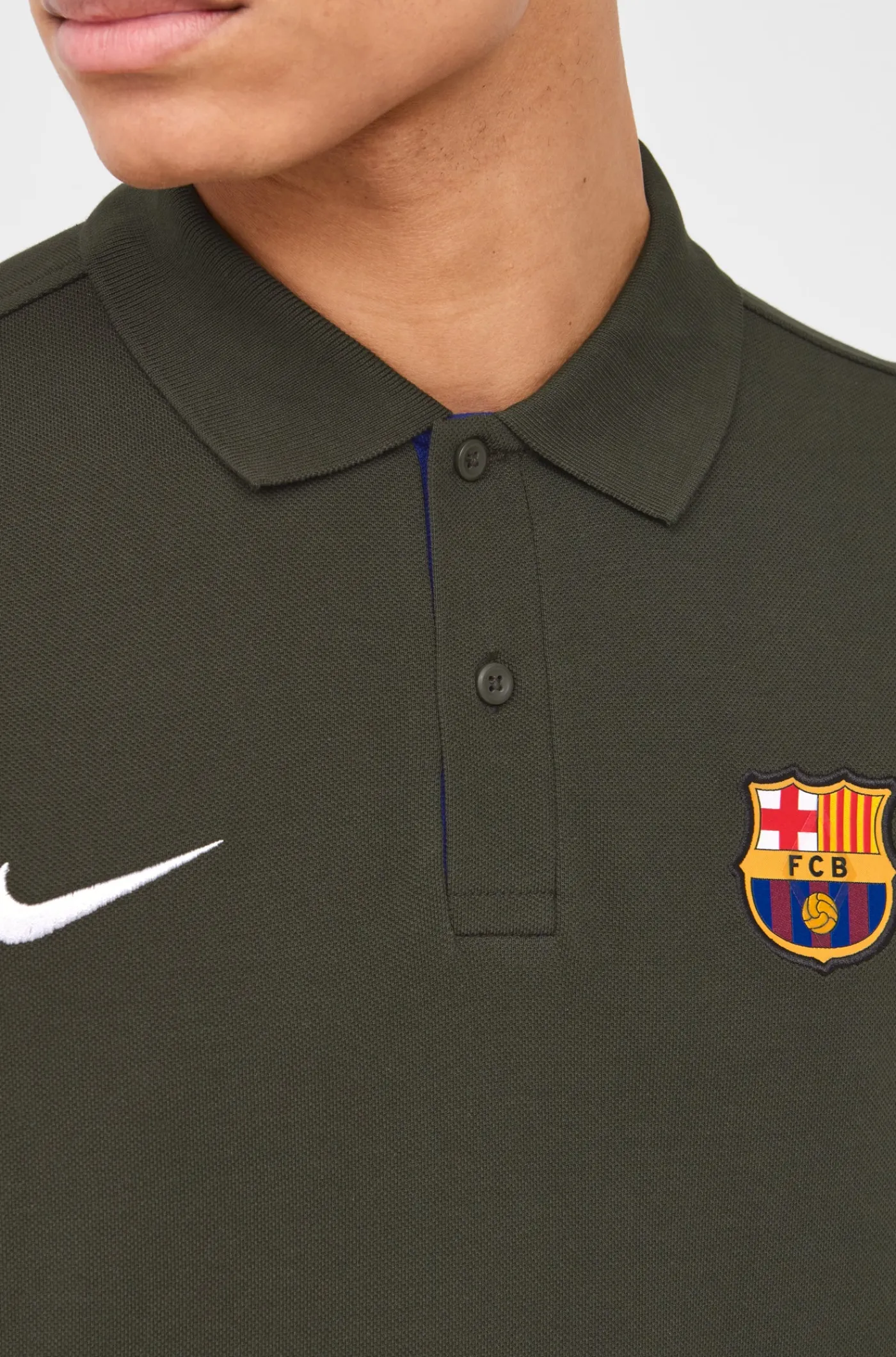 Grünes Schild-Poloshirt Barça Nike | FC Barcelona New