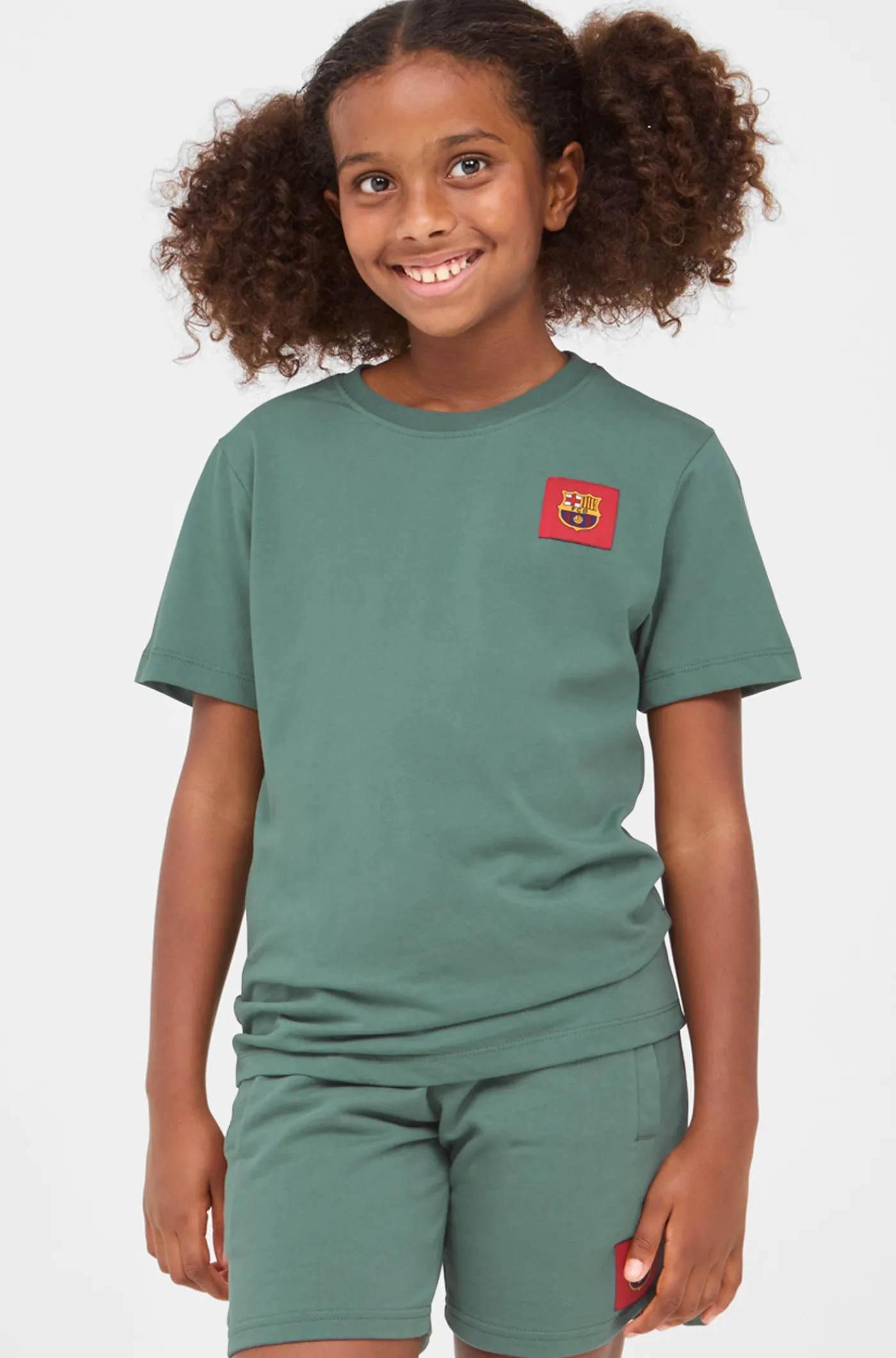 Grünes T-Shirt sagt uns Barça – Junior | FC Barcelona Best Sale