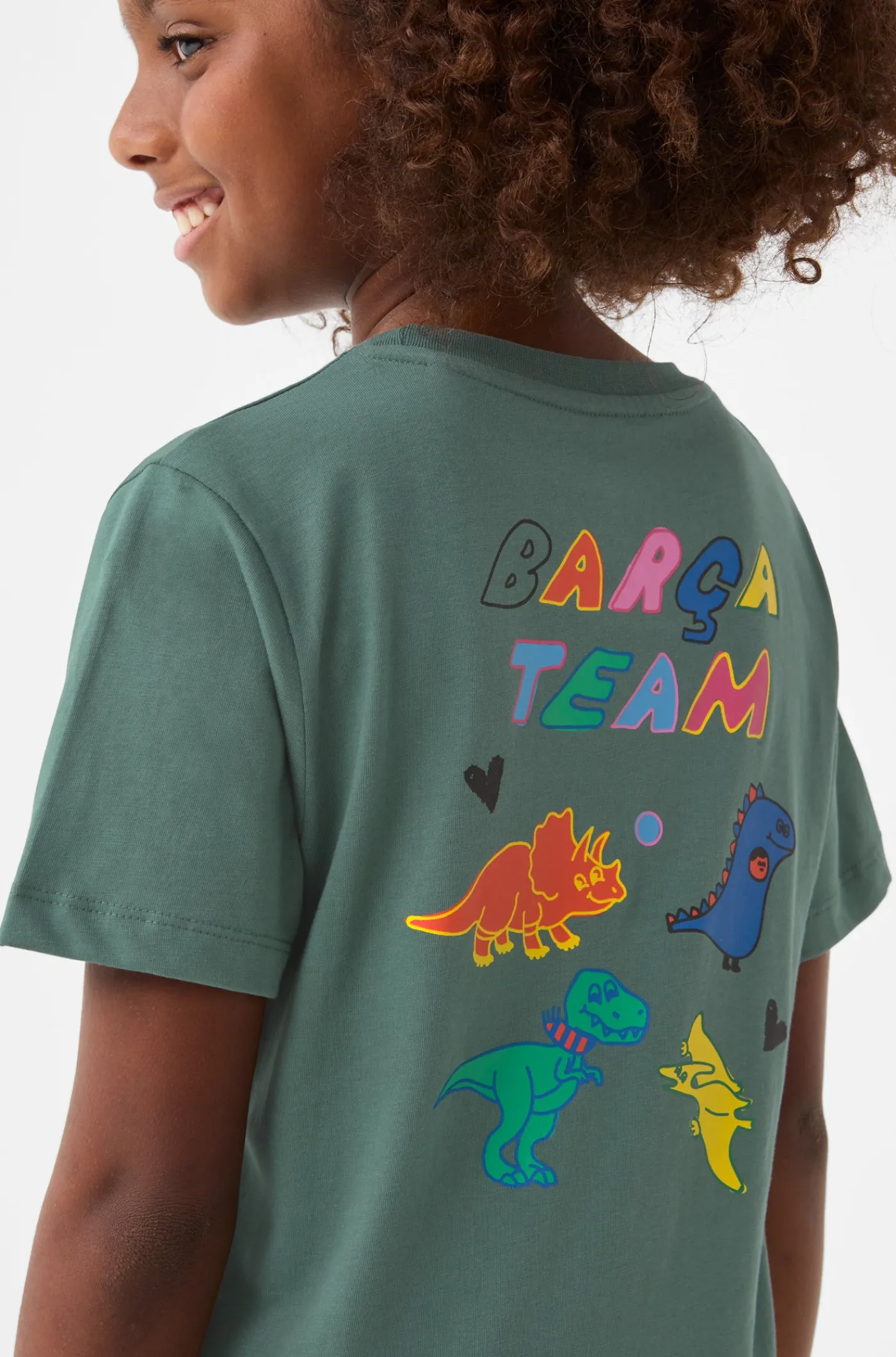Grünes T-Shirt sagt uns Barça – Junior | FC Barcelona Best Sale