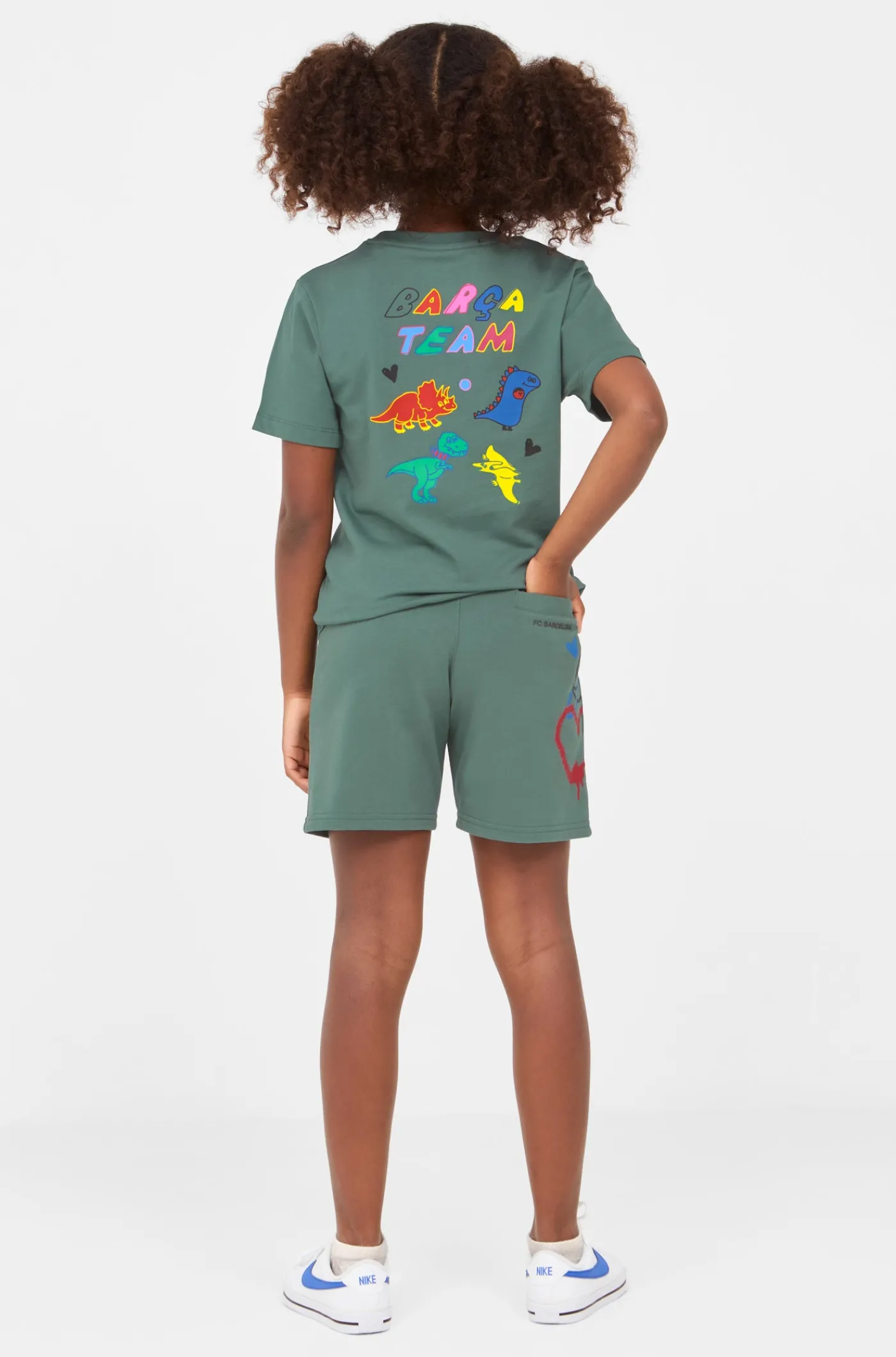 Grünes T-Shirt sagt uns Barça – Junior | FC Barcelona Best Sale