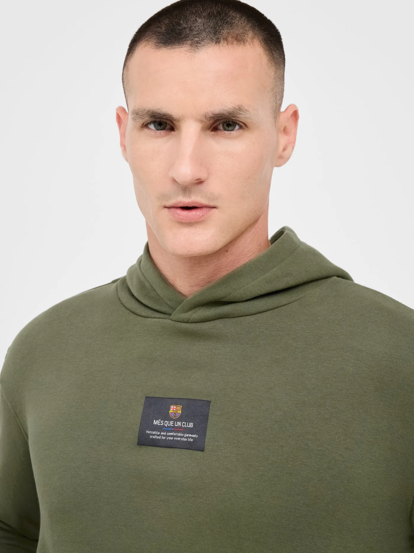 Hoodie Khaki Barça | FC Barcelona Cheap