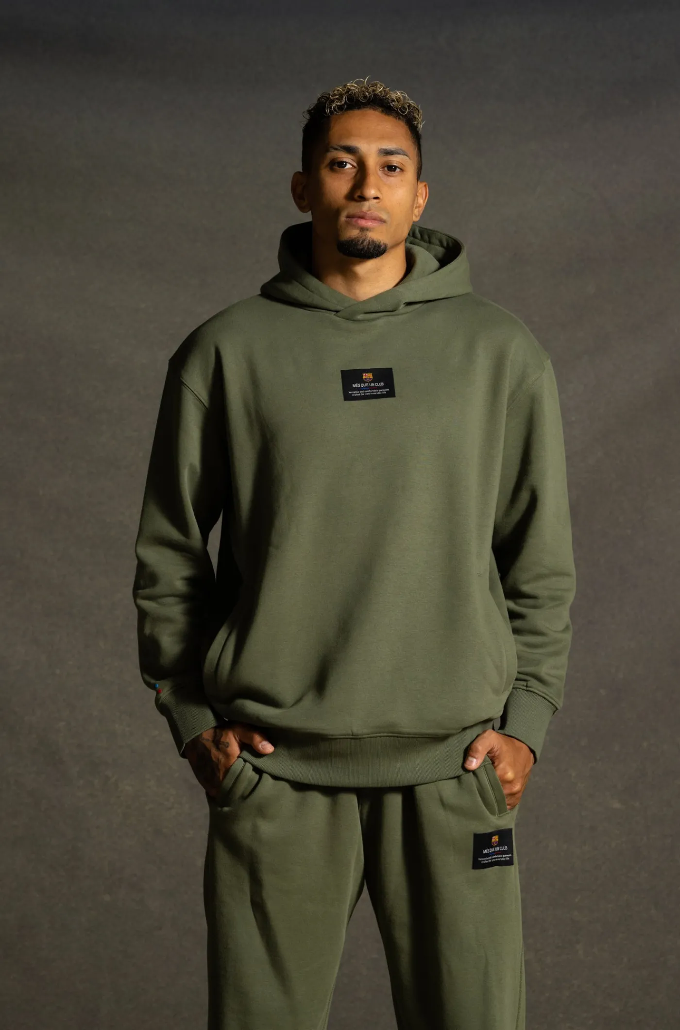 Hoodie Khaki Barça | FC Barcelona Cheap