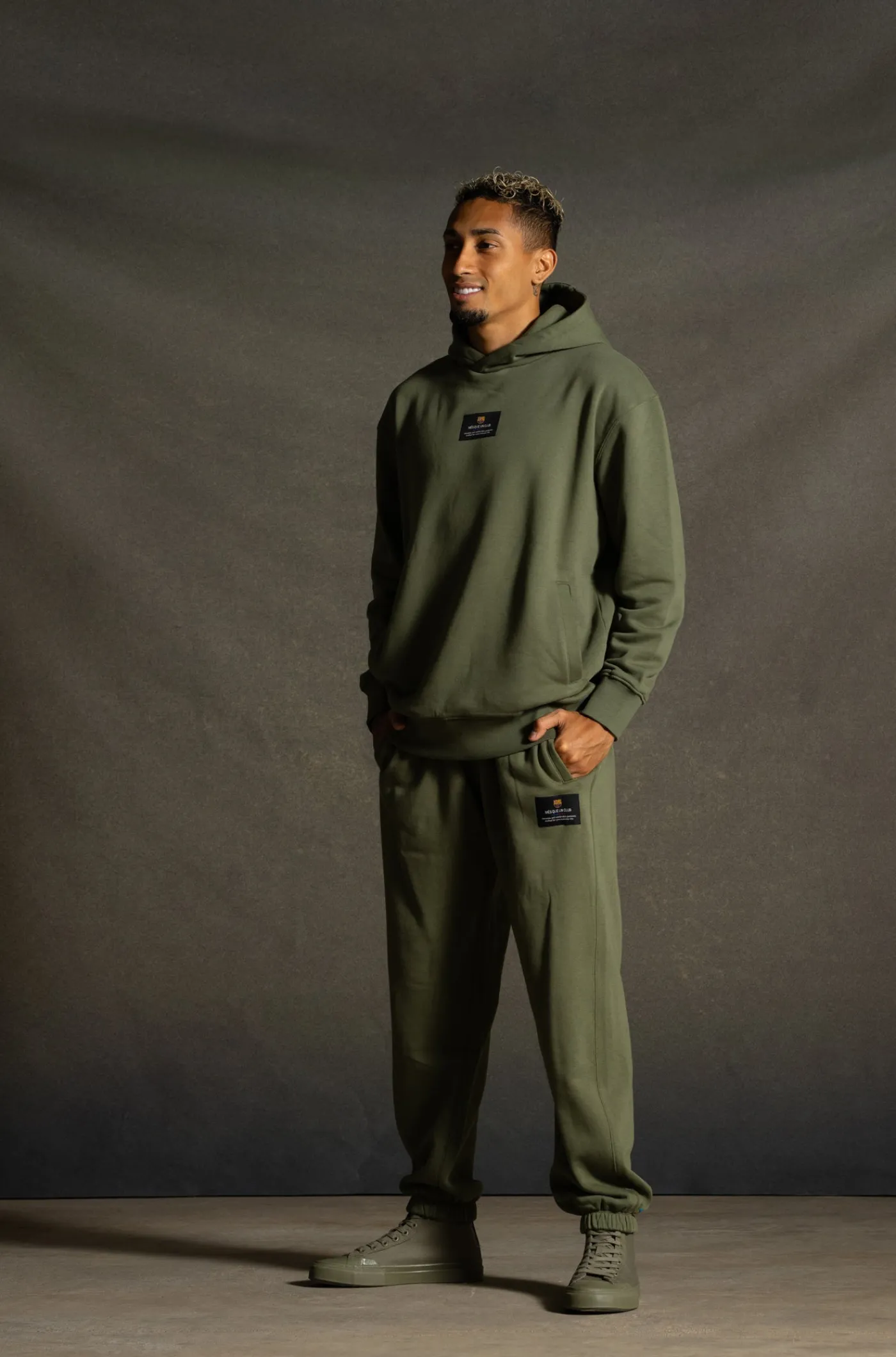 Hoodie Khaki Barça | FC Barcelona Cheap