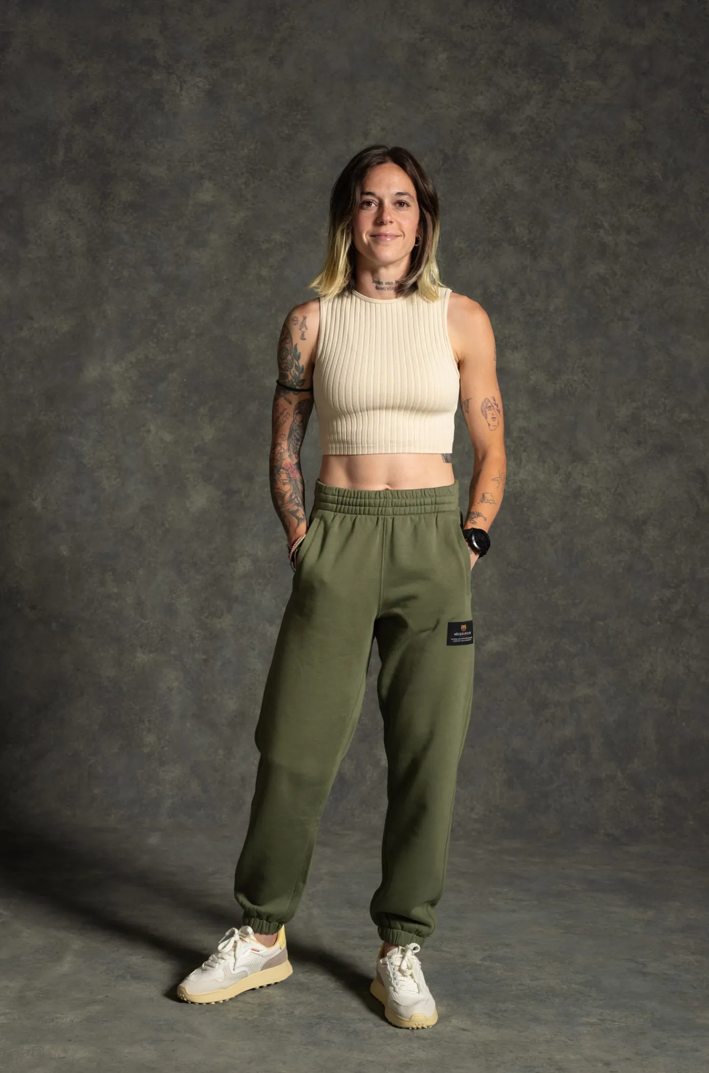 Hose Khaki Barça – Damen | FC Barcelona Discount