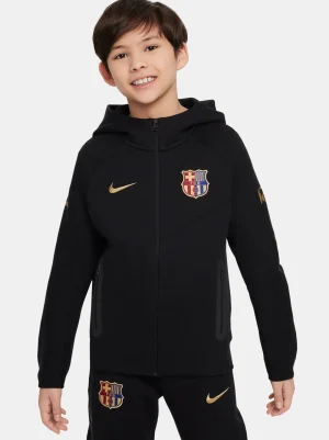 Jacke Tech-Fleece schwarz Barça Nike - Kinder | FC Barcelona Clearance