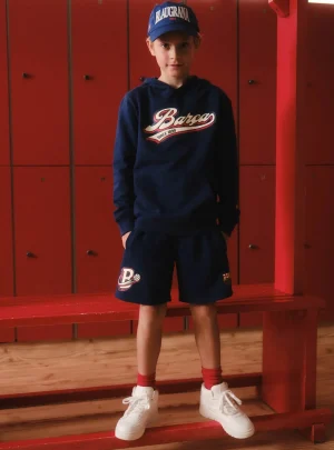 Kapuzenpullover blau Barça - Junior | FC Barcelona Store