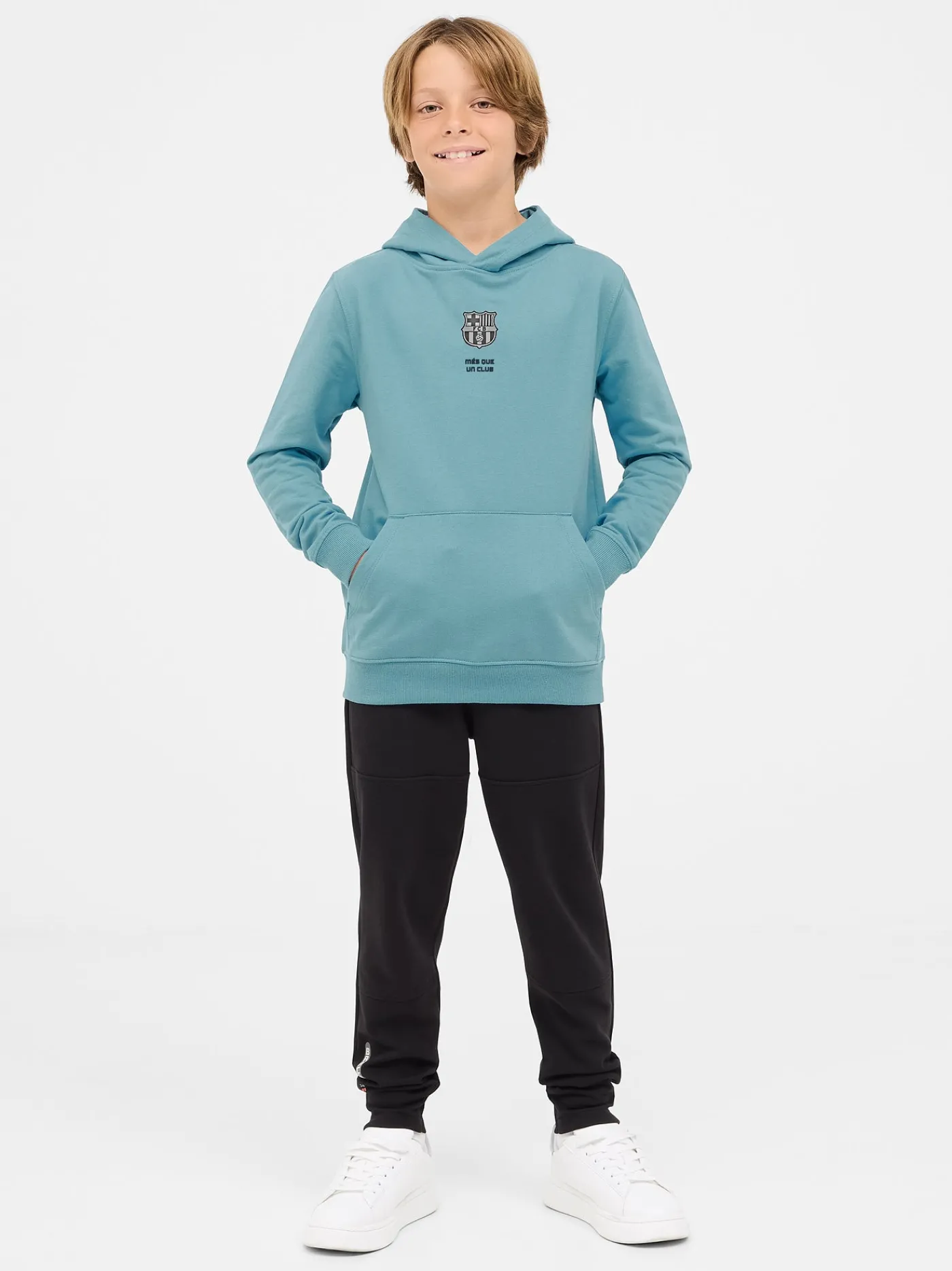 Kapuzenpullover blau Barça - Junior | FC Barcelona Outlet