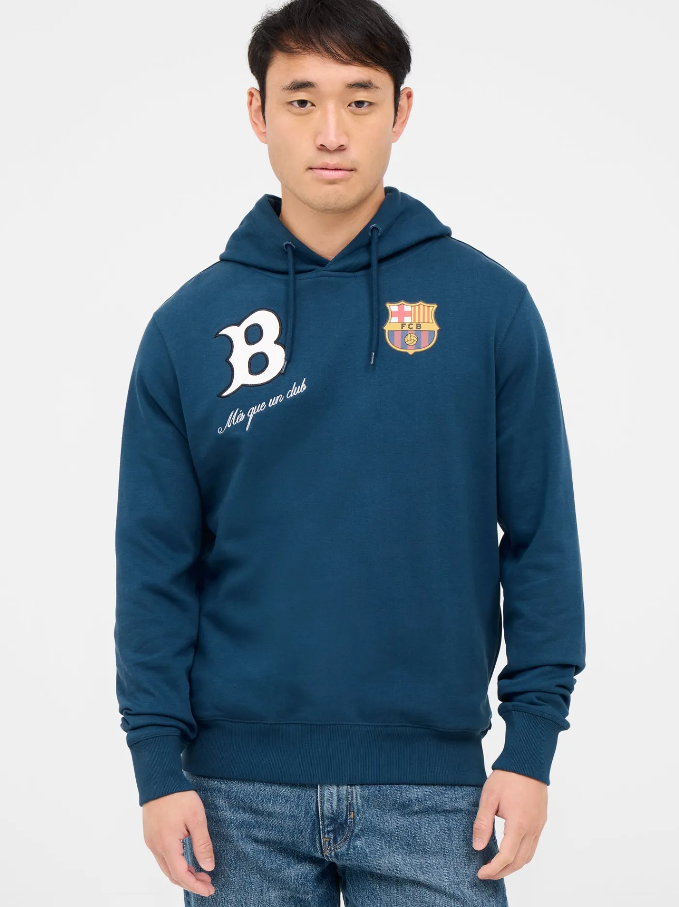 Kapuzenpullover Marine Barça 1899 | FC Barcelona Best