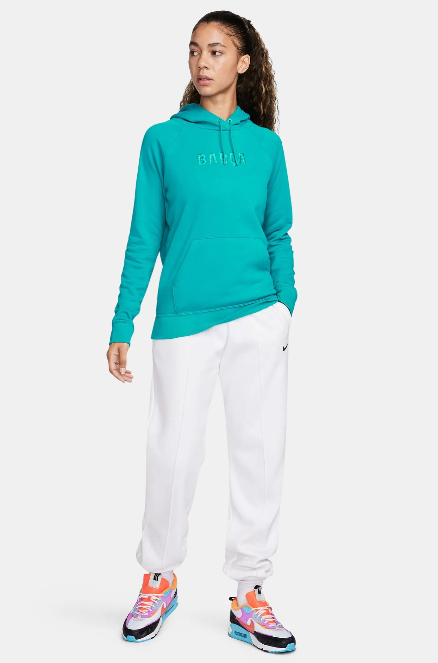 Kapuzensweatshirt blaues Barça Nike - Damen | FC Barcelona Shop