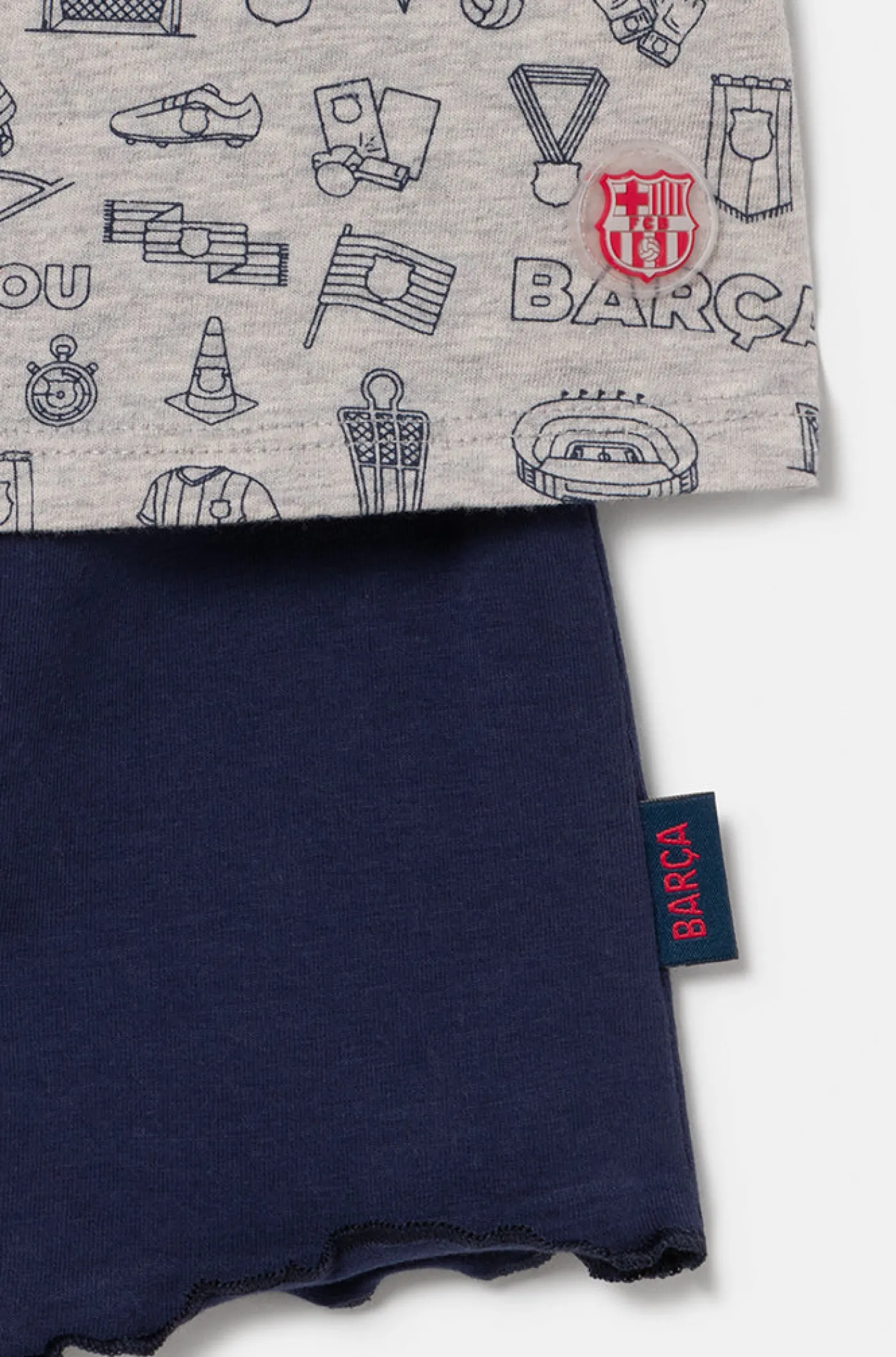Kurzarm-Schlafanzug aus Baumwolle Barça – Babys | FC Barcelona Shop