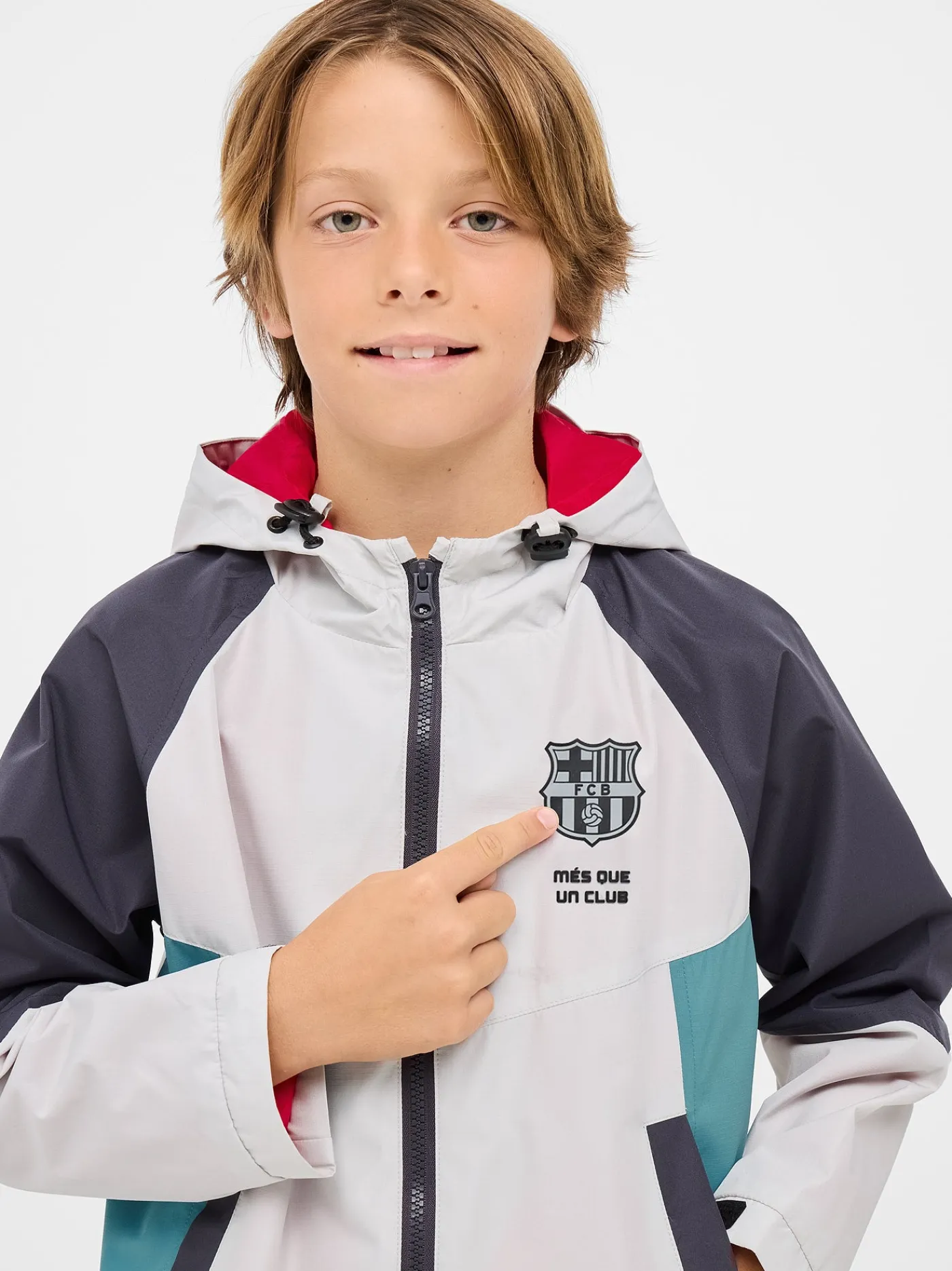 Leichte Barça-Kapuzenjacke – Junior | FC Barcelona Hot
