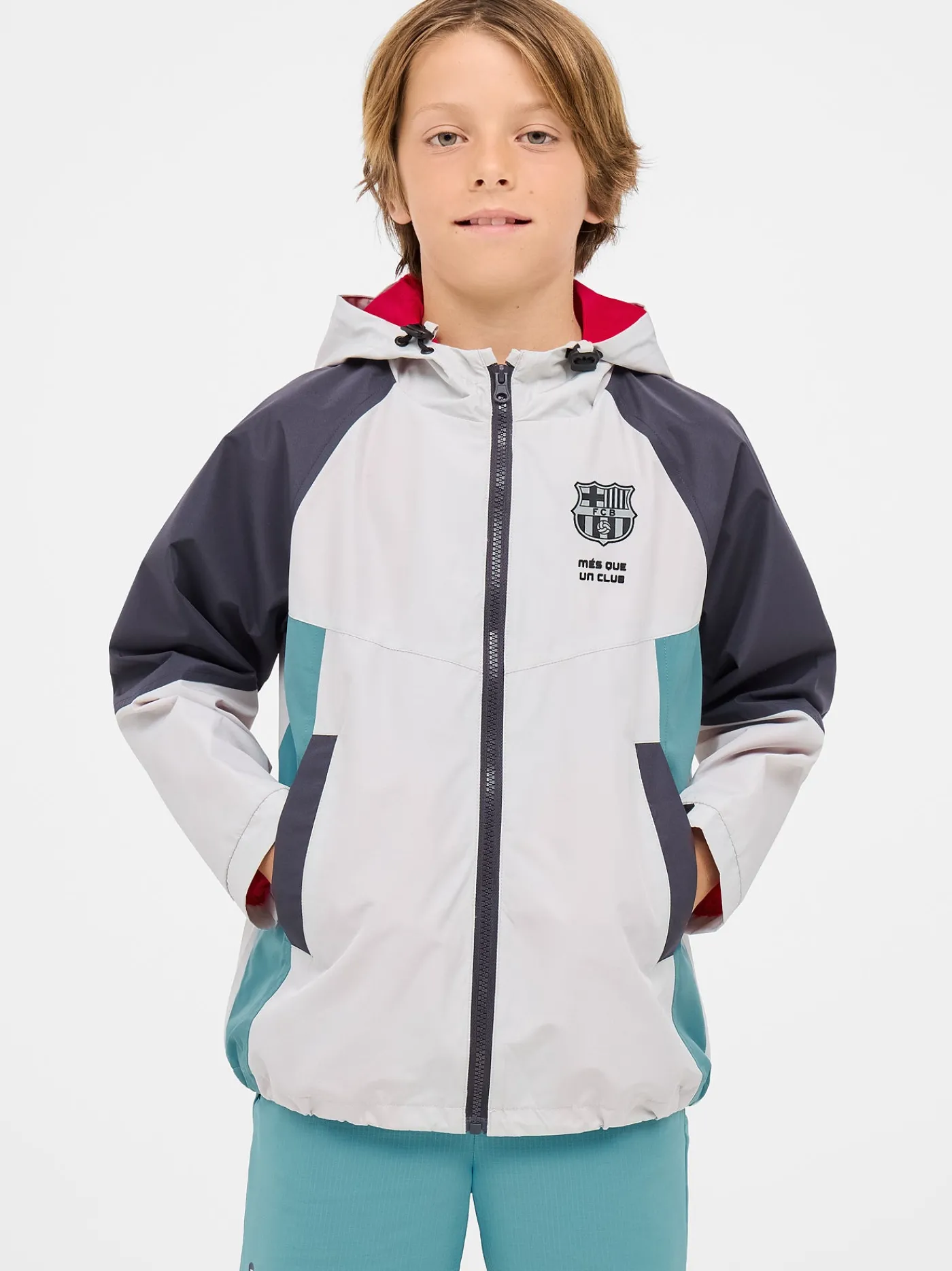 Leichte Barça-Kapuzenjacke – Junior | FC Barcelona Hot