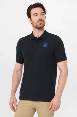 Marineblaues Barça-Poloshirt | FC Barcelona Hot
