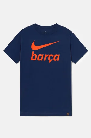 Marineblaues T-Shirt Barça Nike | FC Barcelona Best Sale