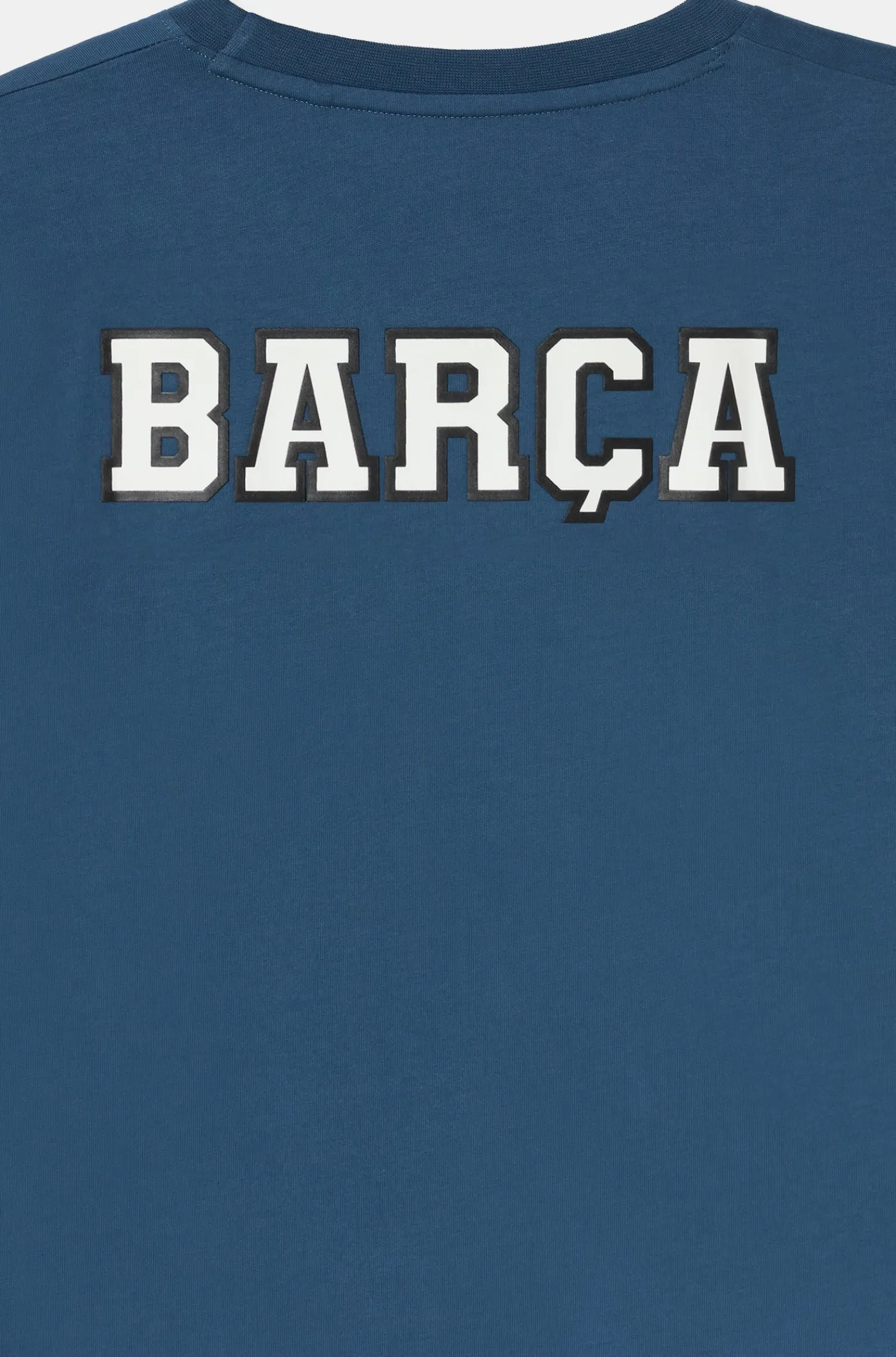 Marineblaues T-Shirt mit Barça-Wappen | FC Barcelona Fashion