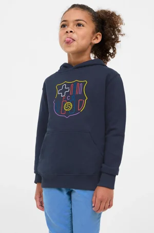 Mehrfarbiges Sweatshirt mit Barça-Wappen - Junior | FC Barcelona Sale