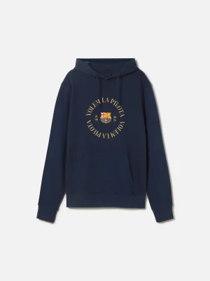 Navy Barça 125 Kapuzenpullover - Junior | FC Barcelona Outlet