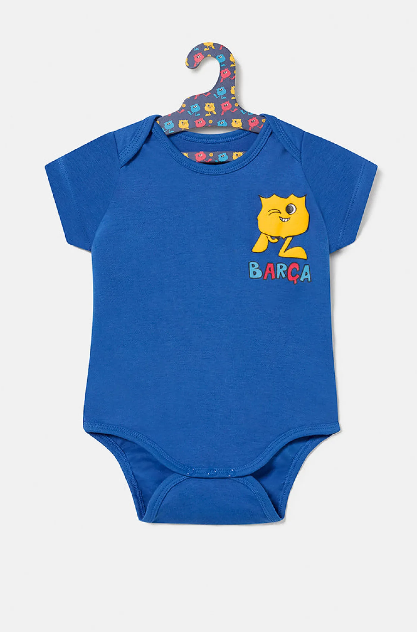 Packung mit 2 animierten Barça-Schild-Bodys – Baby | FC Barcelona Discount
