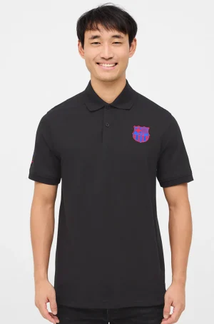 Polo mit Kontrast-Wappen Barça Nike | FC Barcelona Fashion