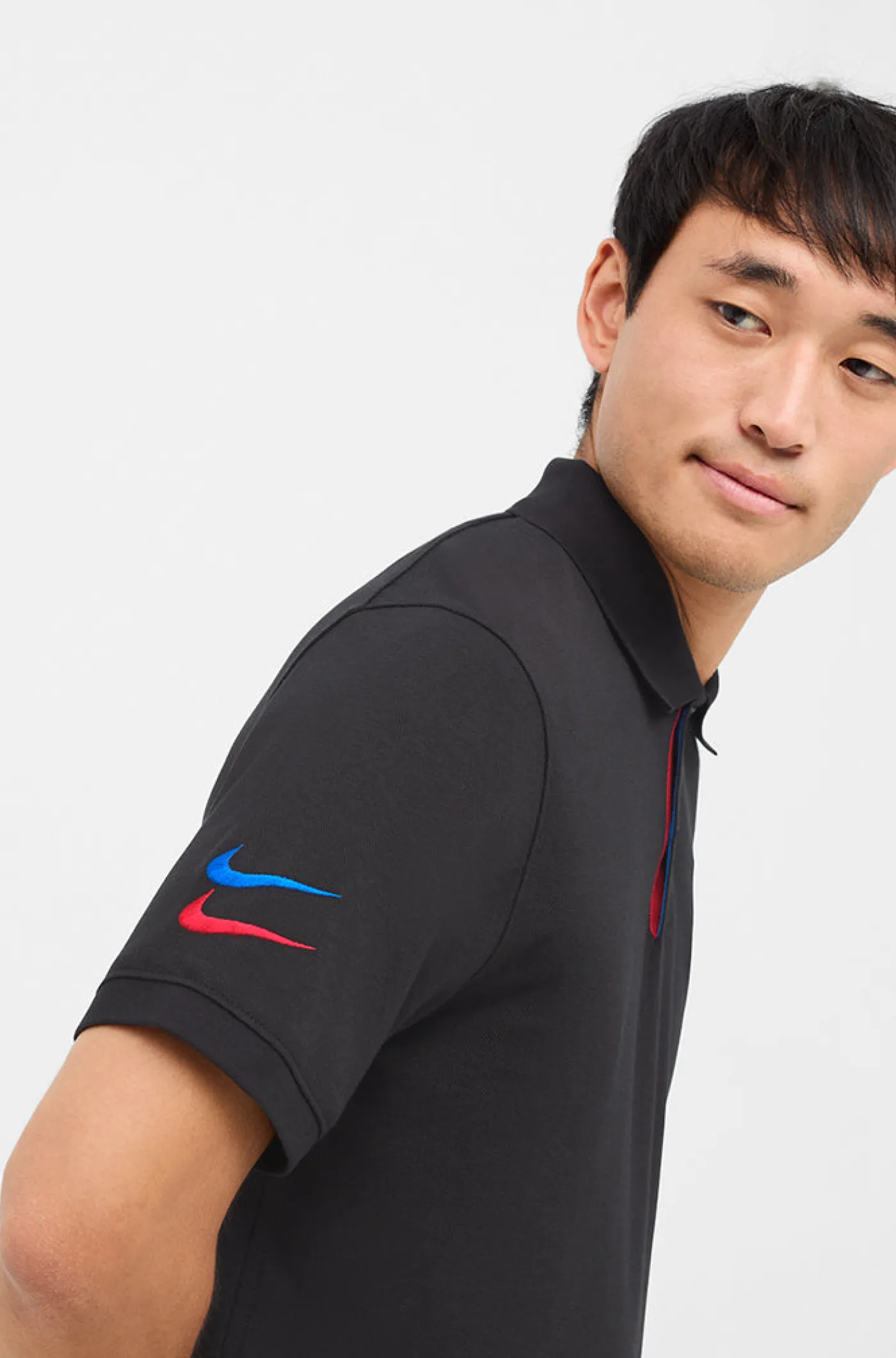 Polo mit Kontrast-Wappen Barça Nike | FC Barcelona Fashion