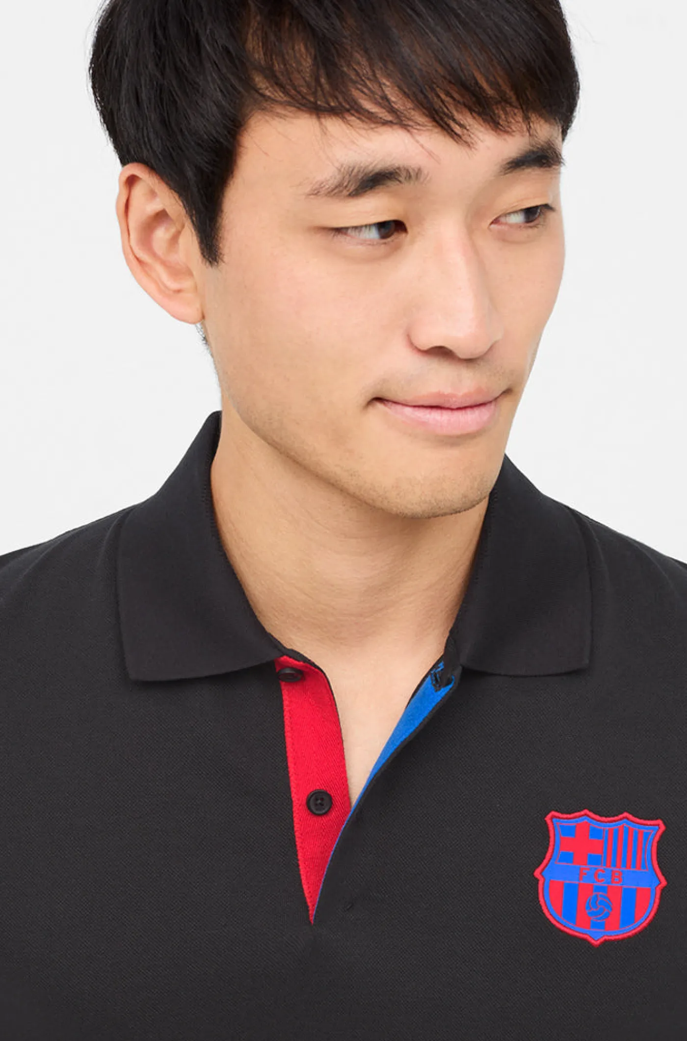 Polo mit Kontrast-Wappen Barça Nike | FC Barcelona Fashion