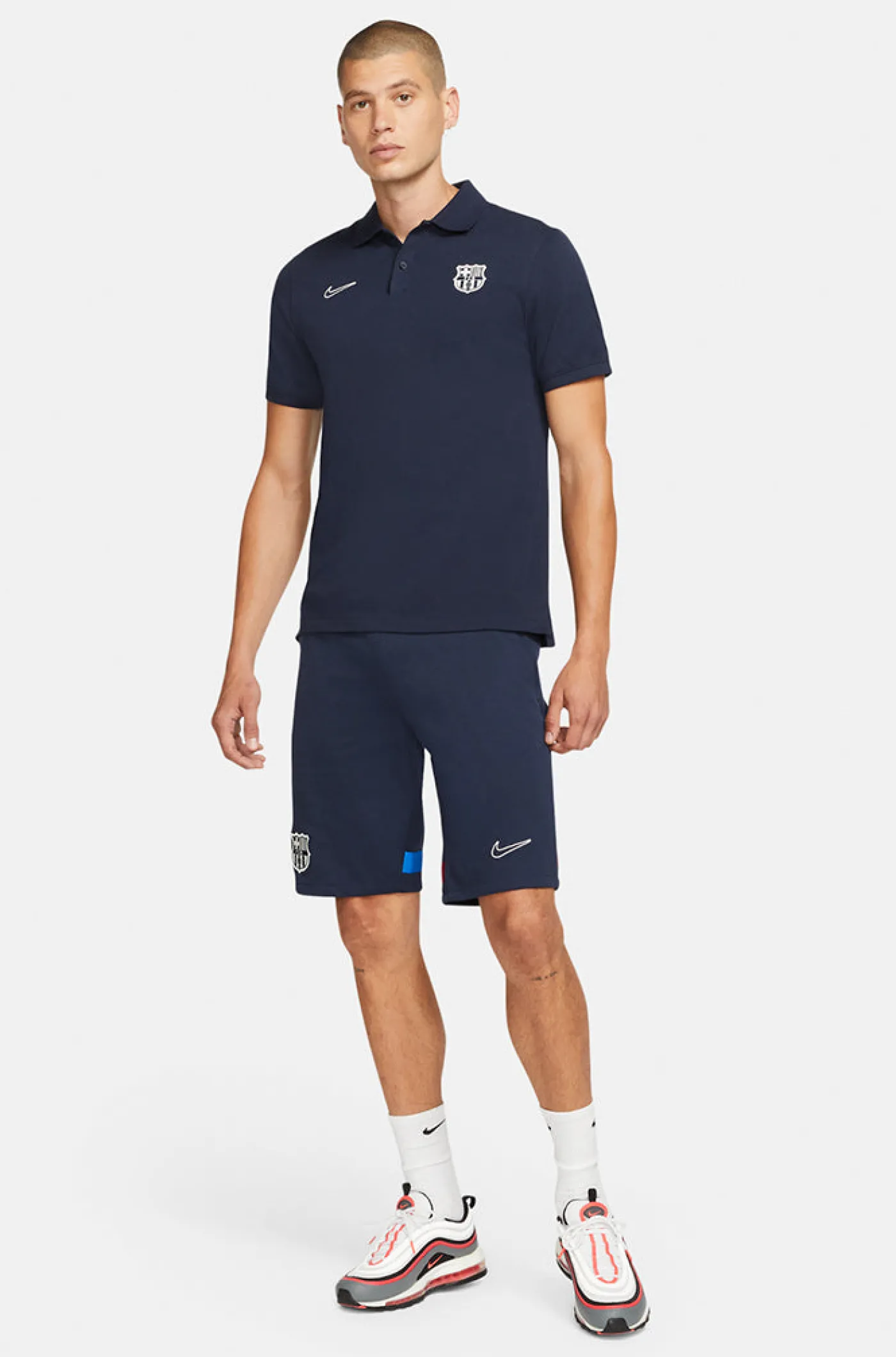 Polo mit Kontrast-Wappen Barça Nike | FC Barcelona Flash Sale