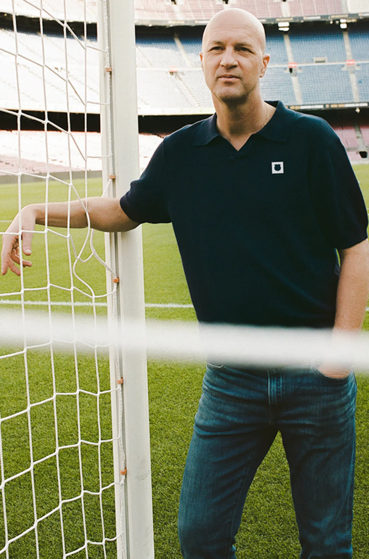 Poloshirt Barça Cruyff "9" blaues | FC Barcelona Hot